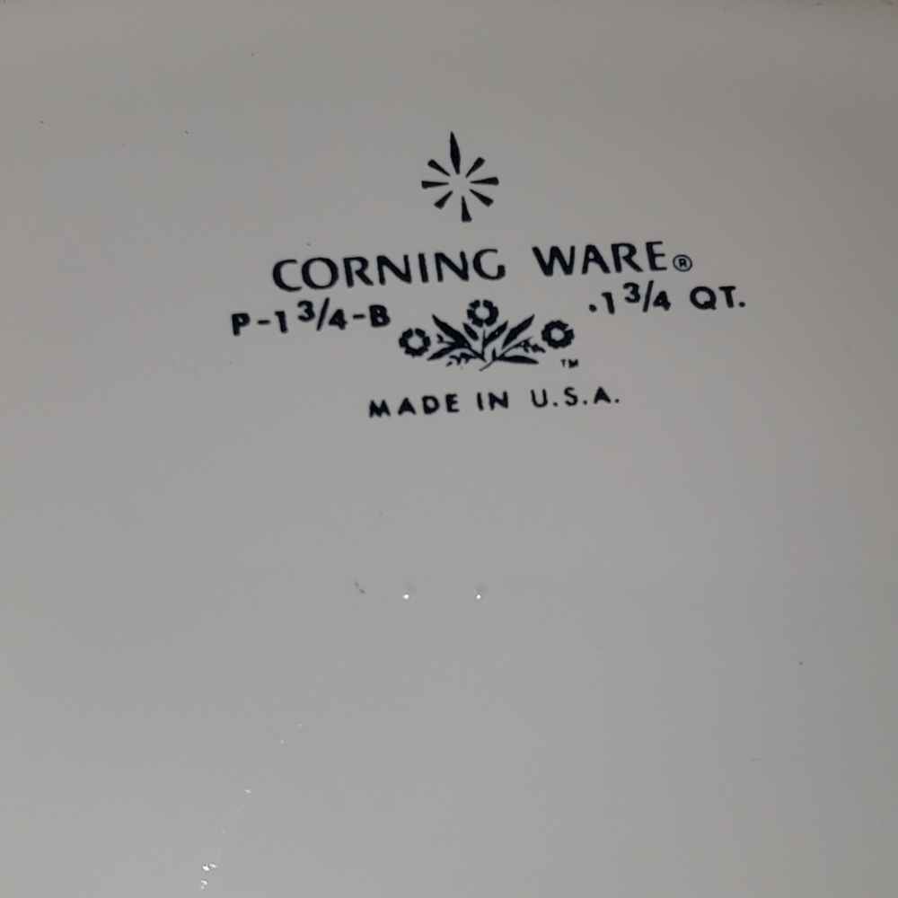 Corning Ware Blue Cornflower Casserole Dis… - Picture 7 of 9